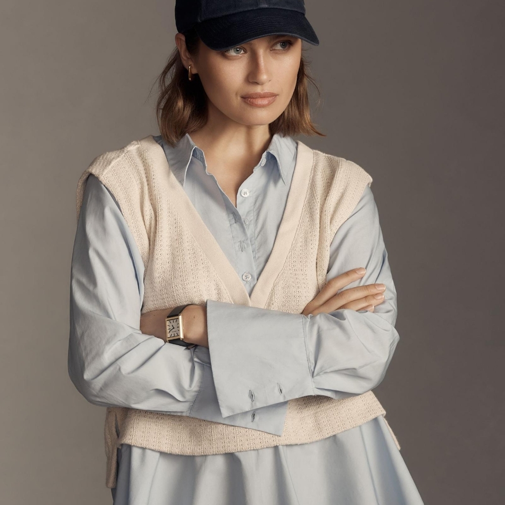 Anthropologie Twofer Sweater Vest